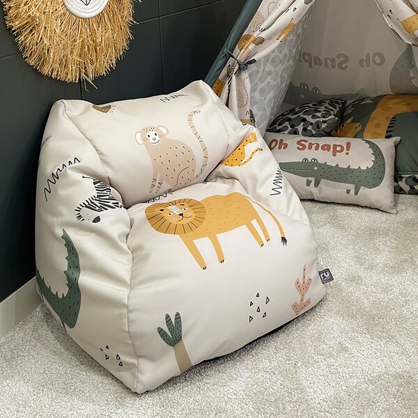 RU Comfy Kids Printed Bean Bag Snuggle Chair