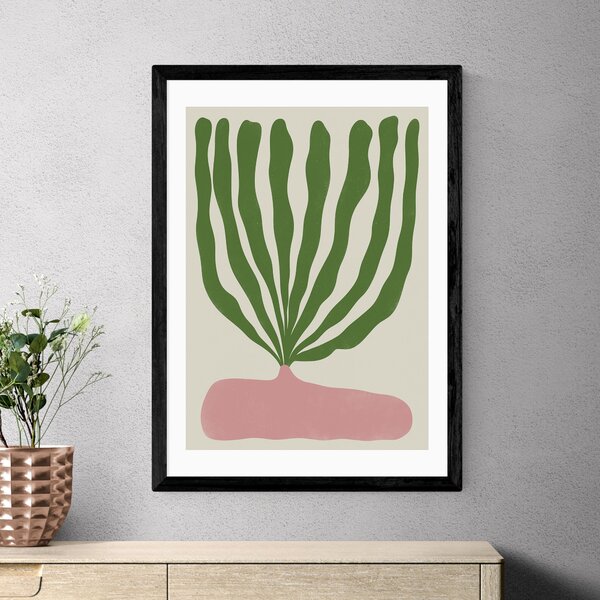 East End Prints Modern Vase II by Alisa Galitsyna Green