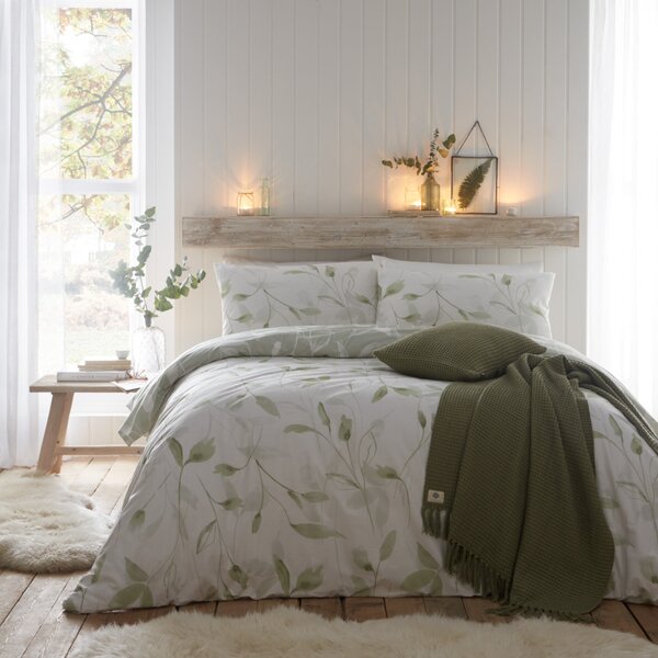 Drift Home Eliza Duvet Cover Bedding Set Green
