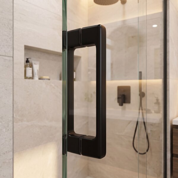 Shower door handle Rea 02 Black
