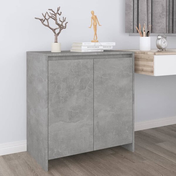 Sideboard Concrete Grey 70x41x75 cm Engineered Wood