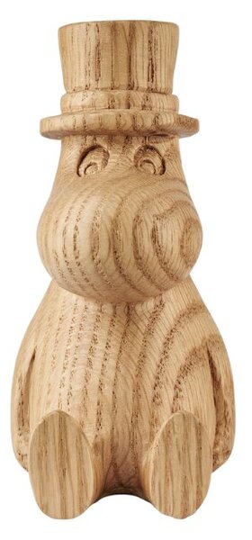 Dsignhouse x Moomin Moomin wooden decoration Moominpappa 11 cm Oak