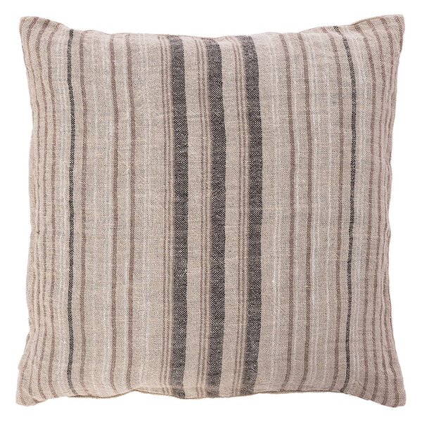 ERNST Ernst cushion cover linen-jute striped 50x50 cm