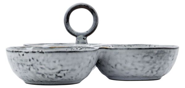 House Doctor Rustic serving bowls Gray-blue