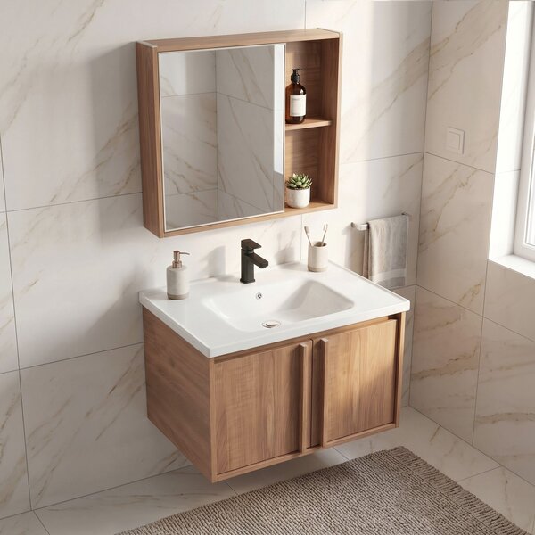 Bathroom furniture set with washbasin Gama T25023 HHL 60CM
