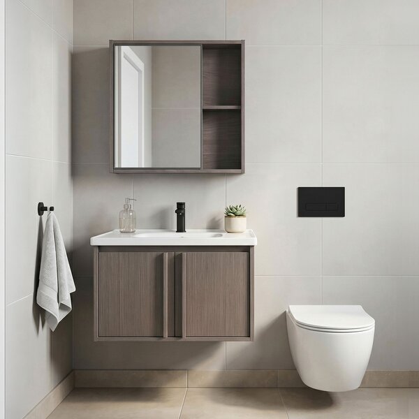 Bathroom furniture set with washbasin Gama T25023 KJM 60CM