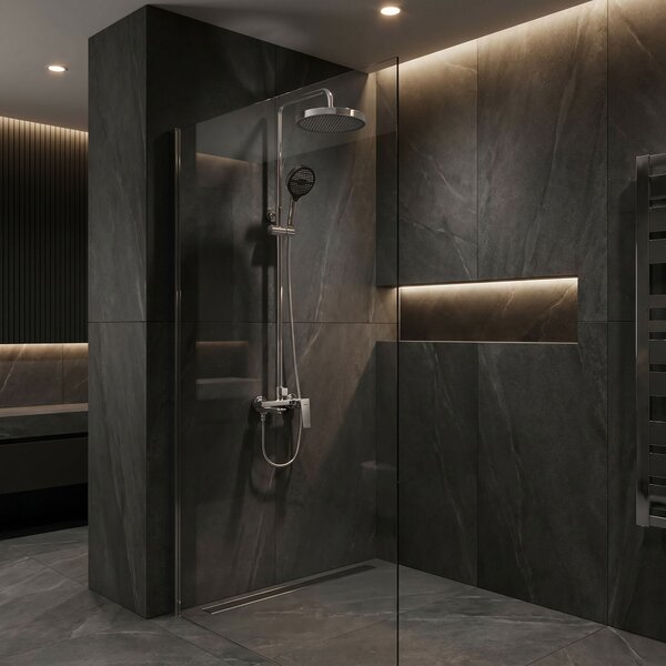 Shower set Rea Prime Chrome