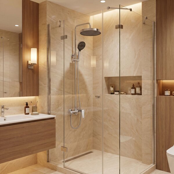 Shower set Rea Prime Chrome