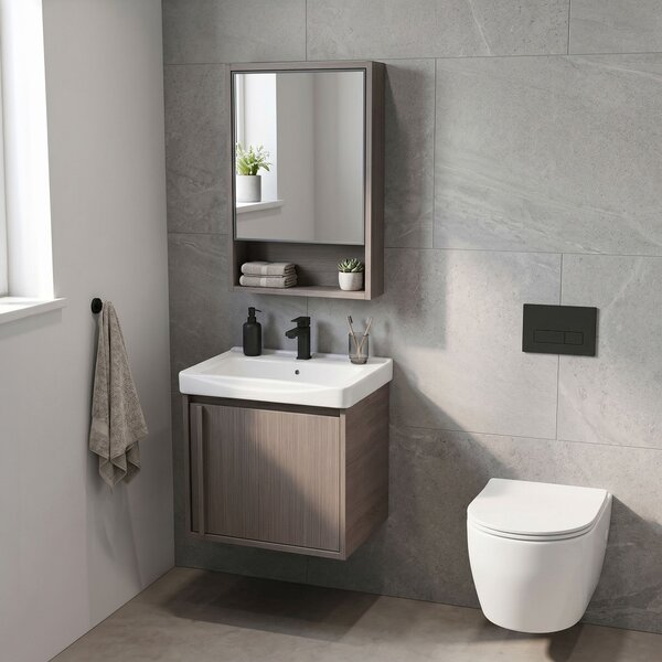 Bathroom furniture set with washbasin Gama T25023 KJM 50CM