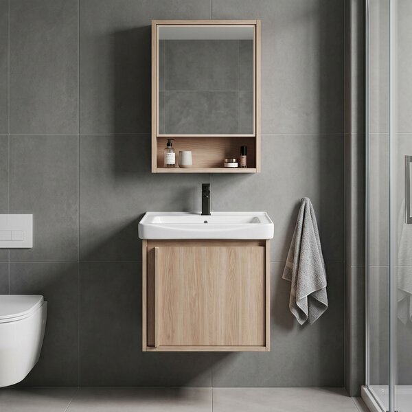 Bathroom furniture set with washbasin Gama T25023 BXM 50CM