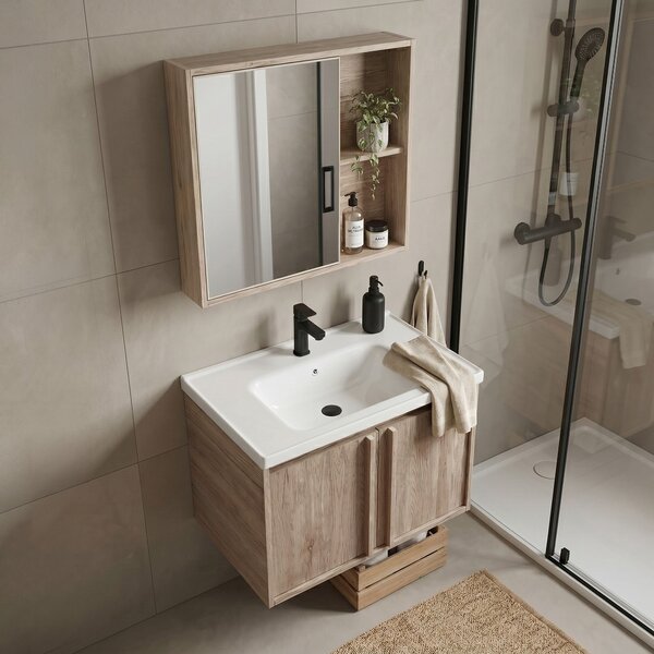 Bathroom furniture set with washbasin Gama T25023 QHM 60CM