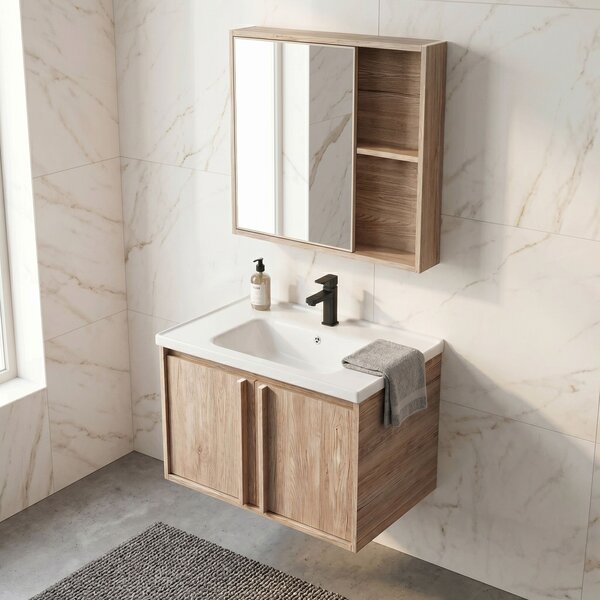 Bathroom furniture set with washbasin Gama T25023 QHM 60CM