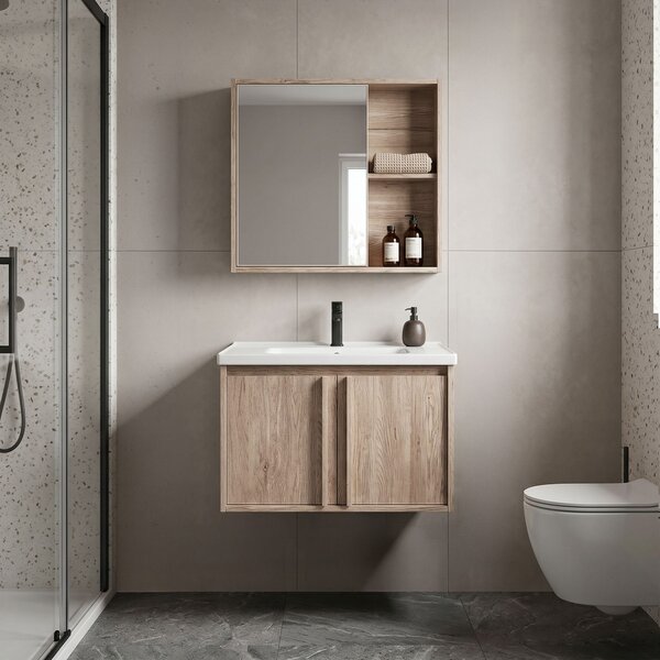 Bathroom furniture set with washbasin Gama T25023 QHM 60CM