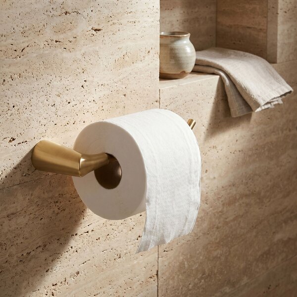 Toilet paper holder 16205 VIBE Brush Gold