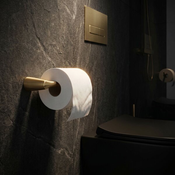 Toilet paper holder 16205 VIBE Brush Gold