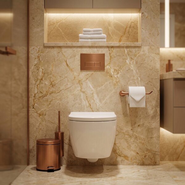 Toilet paper holder 16205 VIBE Brush Gold