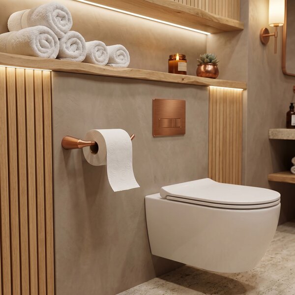Toilet paper holder 16205 VIBE Brush Gold