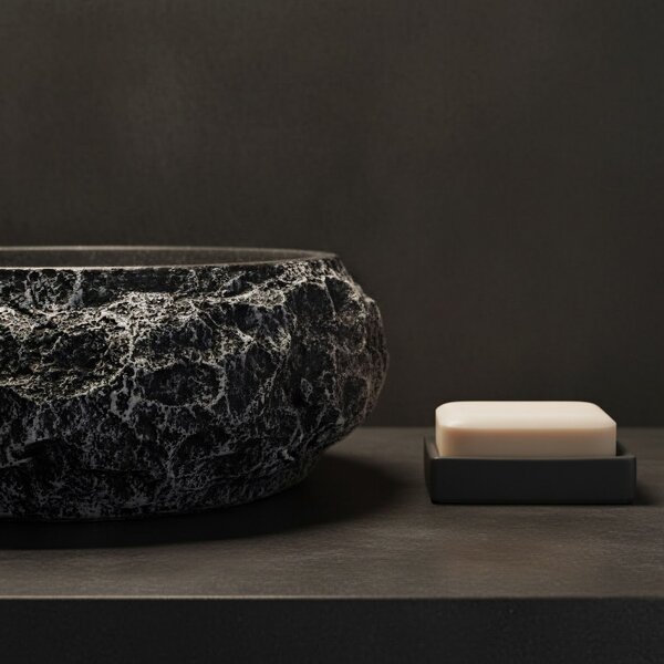 Countertop Basin Rea Mika Gabro Black