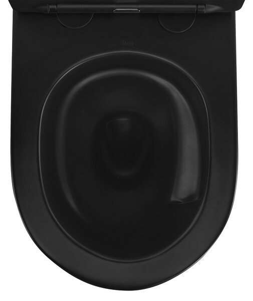 Toilet bowl Rea Carlo Mini Tornado NF BLACK MATT