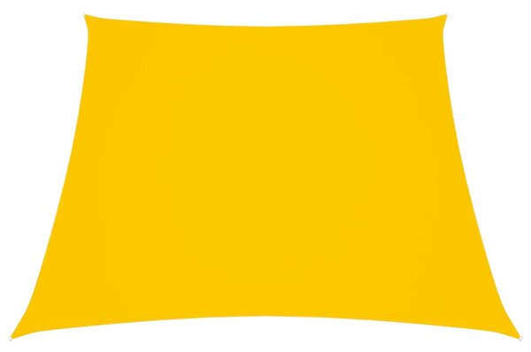 Sunshade Sail Oxford Fabric Trapezium 2/4x3 m Yellow