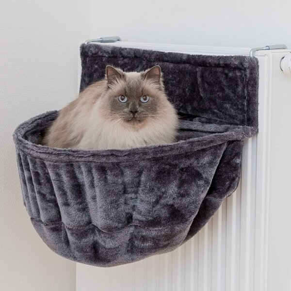 TRIXIE Cat Bed for Radiators XXL Dark Grey
