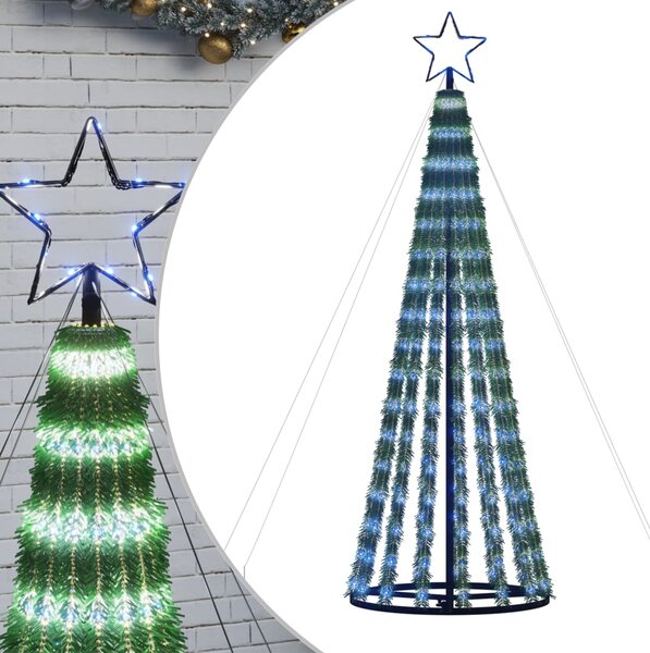 Christmas Tree Light Cone 275 LEDs Blue 180 cm