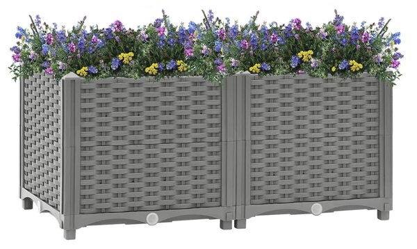 Raised Bed 80x40x38 cm Polypropylene