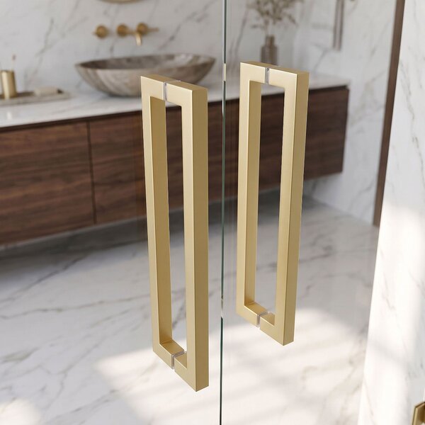 Shower door handle Rea 01 Brushed Gold