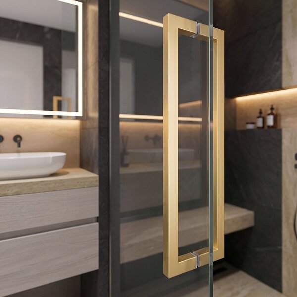 Shower door handle Rea 01 Brushed Gold