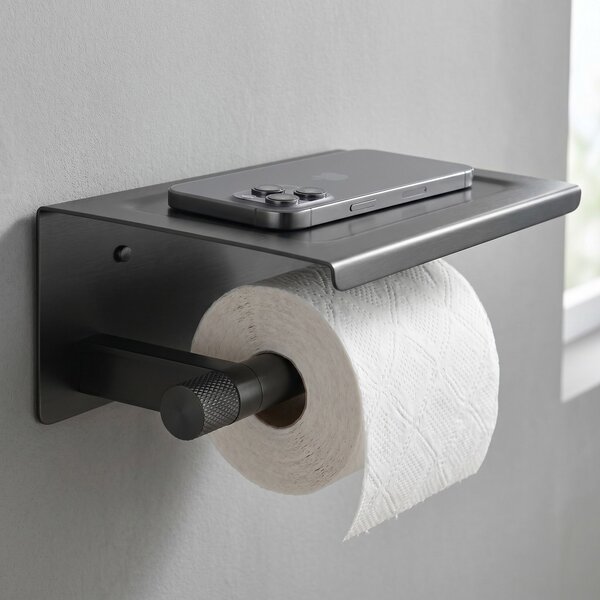 Toilet paper holder with shelf 39105A ORI Titan