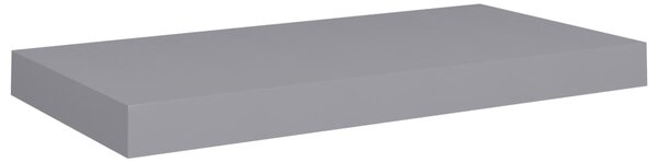 Floating Wall Shelf Grey 50x23x3.8 cm MDF