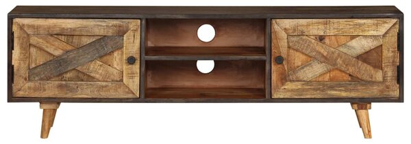 TV Cabinet Solid Mango Wood 140x30x45 cm