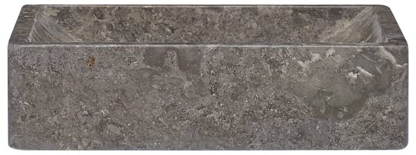 Sink 45x30x12 cm Marble High Gloss Grey