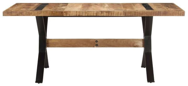 Dining Table 180x90x76 cm Rough Mango Wood