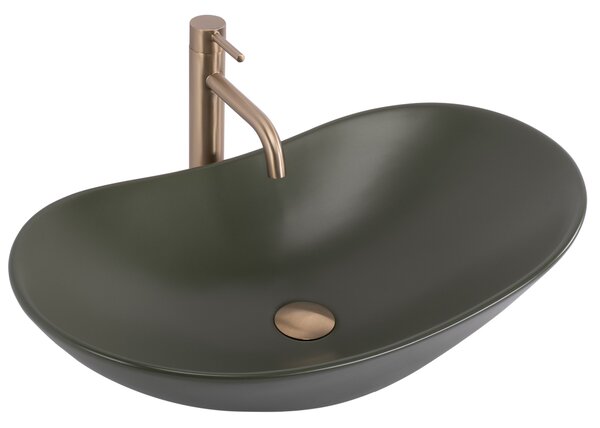 Countertop Basin Rea Royal Olive Matt