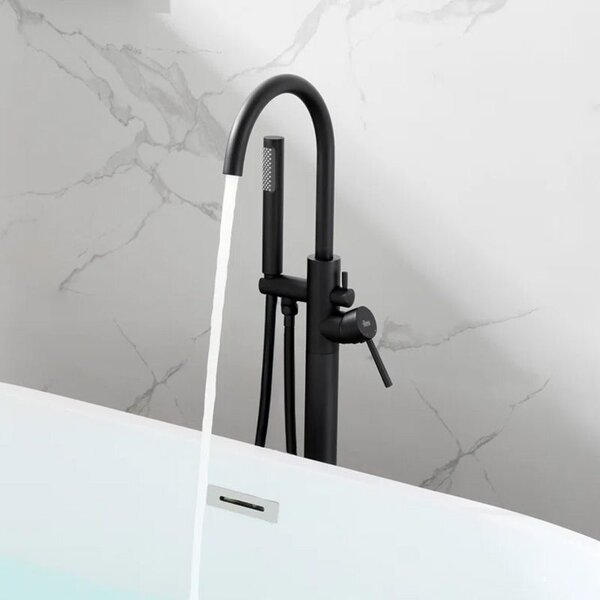 Free-standing faucet Rea Lungo Black