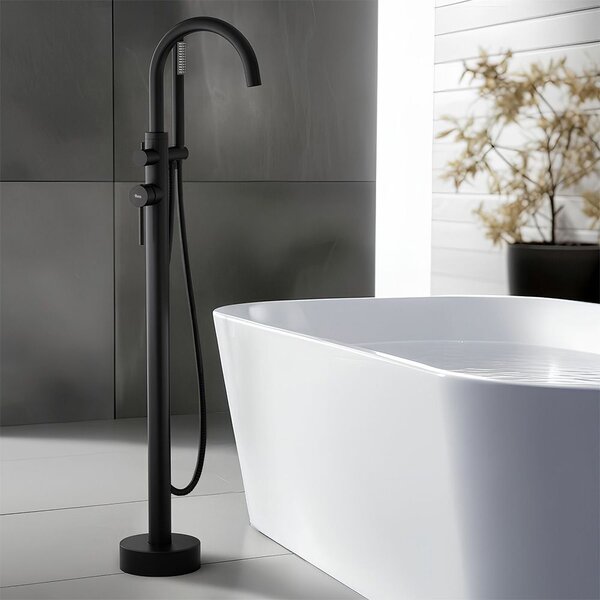 Free-standing faucet Rea Lungo Black