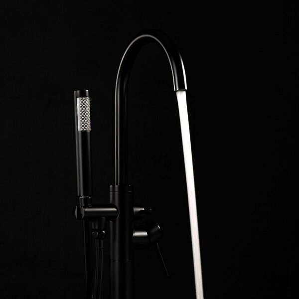 Free-standing faucet Rea Lungo Black