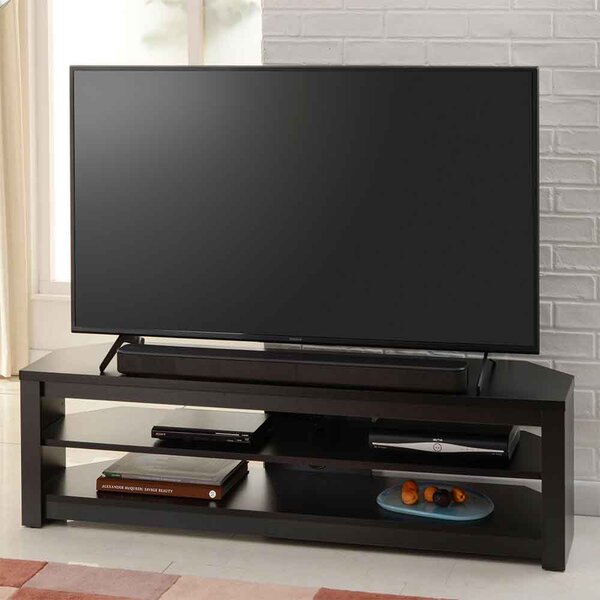 Midvale 1400mm Wooden TV Stand With 2 Shelves In Black