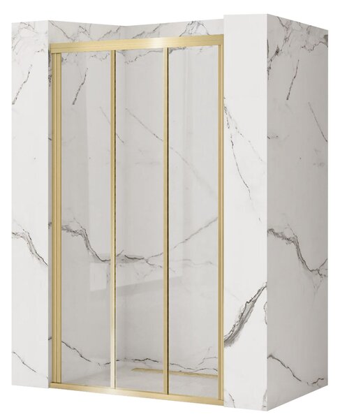 Shower doors Rea Alex 90 Gold Brush