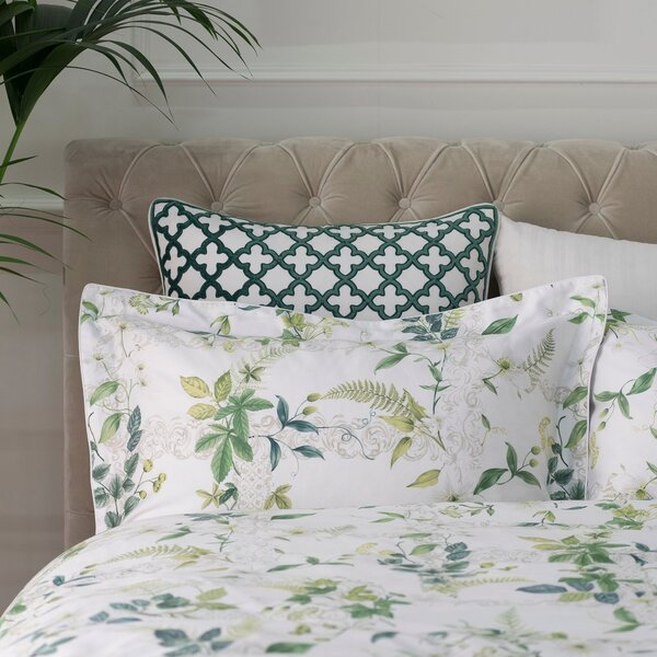 Dorma Botanical Garden Oxford Pillowcase white