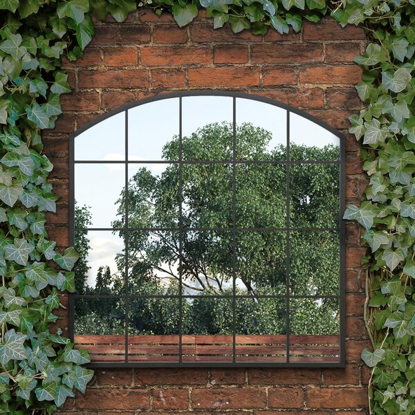 Arcus Window Arched Indoor Outdoor Full Length Wall Mirror