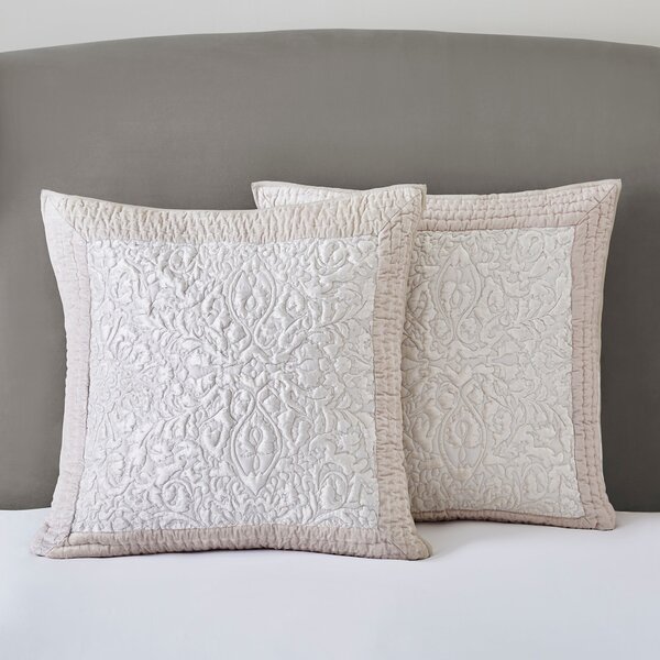 Dorma Charlbury Ivory Continental Pillowcase Ivory