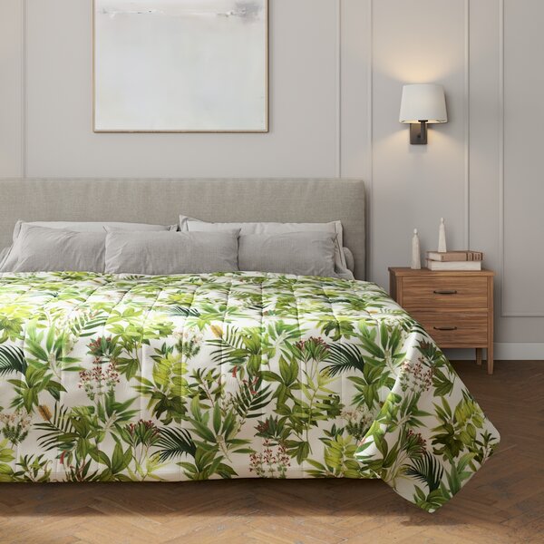Stripe quilted throw