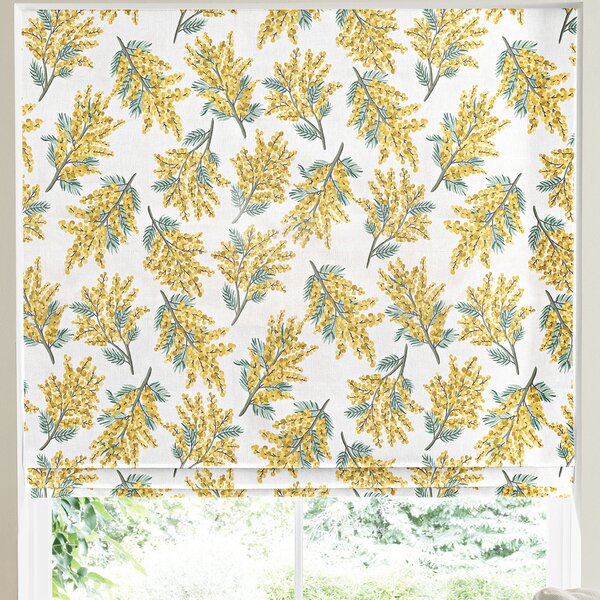 Cath Kidston Mimosa Flower Made To Measure Roman Blind Citrine