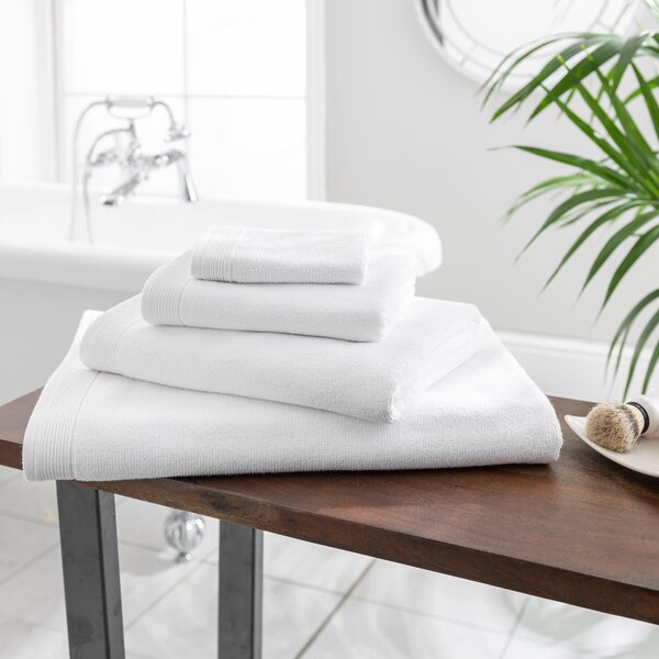 Hotel Luxurious Cotton Towel White White