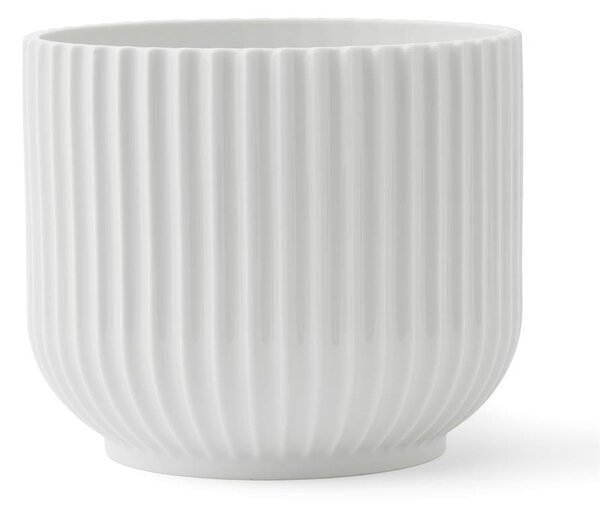 Lyngby Porcelæn Lyngby flower pot white Ø18,9 cm