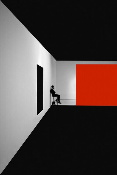 Art Photography Simple Red, (26.7 x 40 cm)