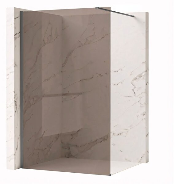 Shower screen Rea Flexi Brown / Titan 110