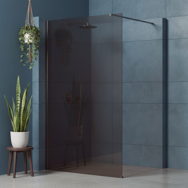 Shower screen Rea Flexi Brown / Titan 110